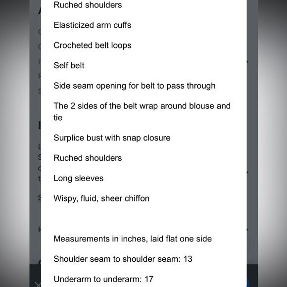 Loft Floral Black Wrap Top - Picture 11 of 12